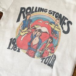 Rolling Stones Shirt, Rolling Stones Vintage bleached Tee, Classic Rock Shirt, Vintage Shirt, Band Tee, Retro shirt, 70s, music, stones