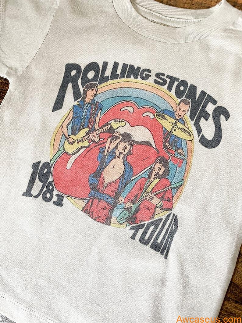 Rolling Stones Shirt, Rolling Stones Vintage bleached Tee, Classic Rock Shirt, Vintage Shirt, Band Tee, Retro shirt, 70s, music, stones Rolling Stones Shirt, Rolling Stones Vintage bleached Tee, Classic Rock Shirt, Vintage Shirt, Band Tee, Retro shirt, 70s, music, stones