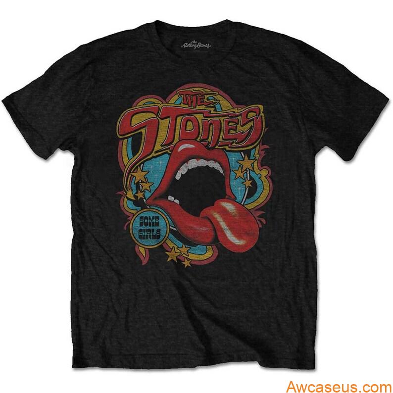 The Rolling Stones Some Girls Keith Richards Official Tee T-Shirt Mens Unisex The Rolling Stones Some Girls Keith Richards Official Tee T-Shirt Mens Unisex