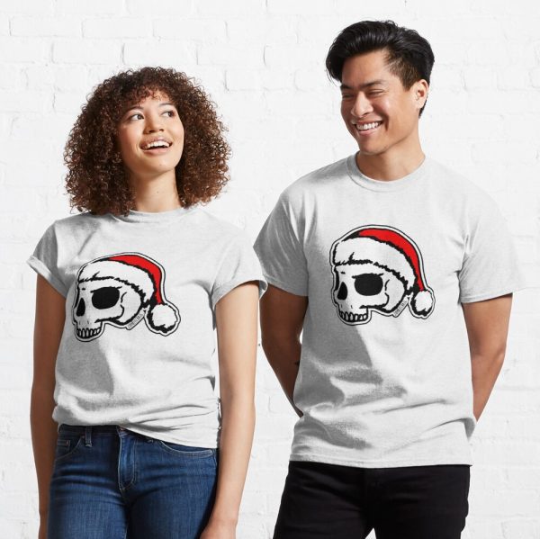 Santa Skull Christmas Classic T-Shirt