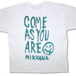 nirvana come as you are shirt