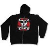misfits zip up hoodie