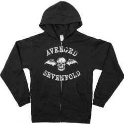 avenged sevenfold zip up hoodie