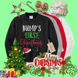 bumps first christmas shirt