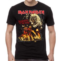 iron maiden number of the beast t shirt