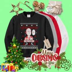 onepunch man christmas sweater
