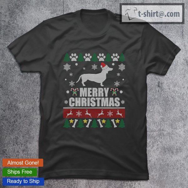 dachshund ugly christmas sweater