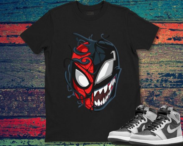 Marvel Spider-Man Maximum Venom Spider-Man Big Face Unisex Gift T-Shirt Shirt Gift For Men Women Hoodie Sweatshirt Kid T-Shirt