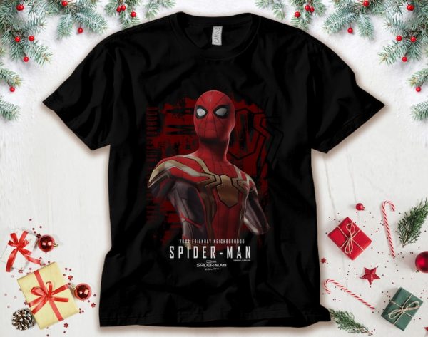 Marvel Spider-Man No Way Home Spidey Hero Portrait Unisex Tee Adult T-shirt Kid Shirt Long Sleeve Hoodie Sweatshirt