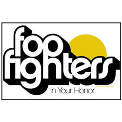 foo fighters sticker