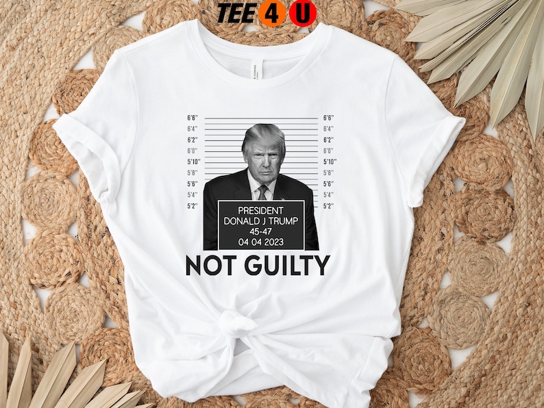 Trump not guilty shirt, Trump Support Tee, Donald Trump shirt, President shirt, Trump 2024 shirt, Free Trump Shirt, President Trump Shirt