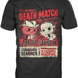 Funko Men's Pop! T-Shirts: Horror - Freddy Vs Jason