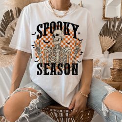 Halloween skull shirt