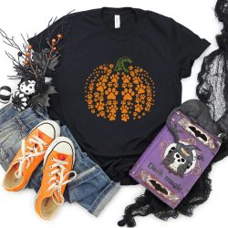 paw pumpkin shirt