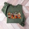 Skeleton Coffee Cups Sweatshirt