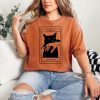 Tarot Death T-Shirt, Witchy Cat Shirt