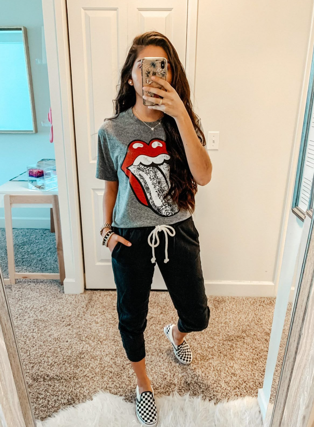 Joggers and Graphic T Shirt