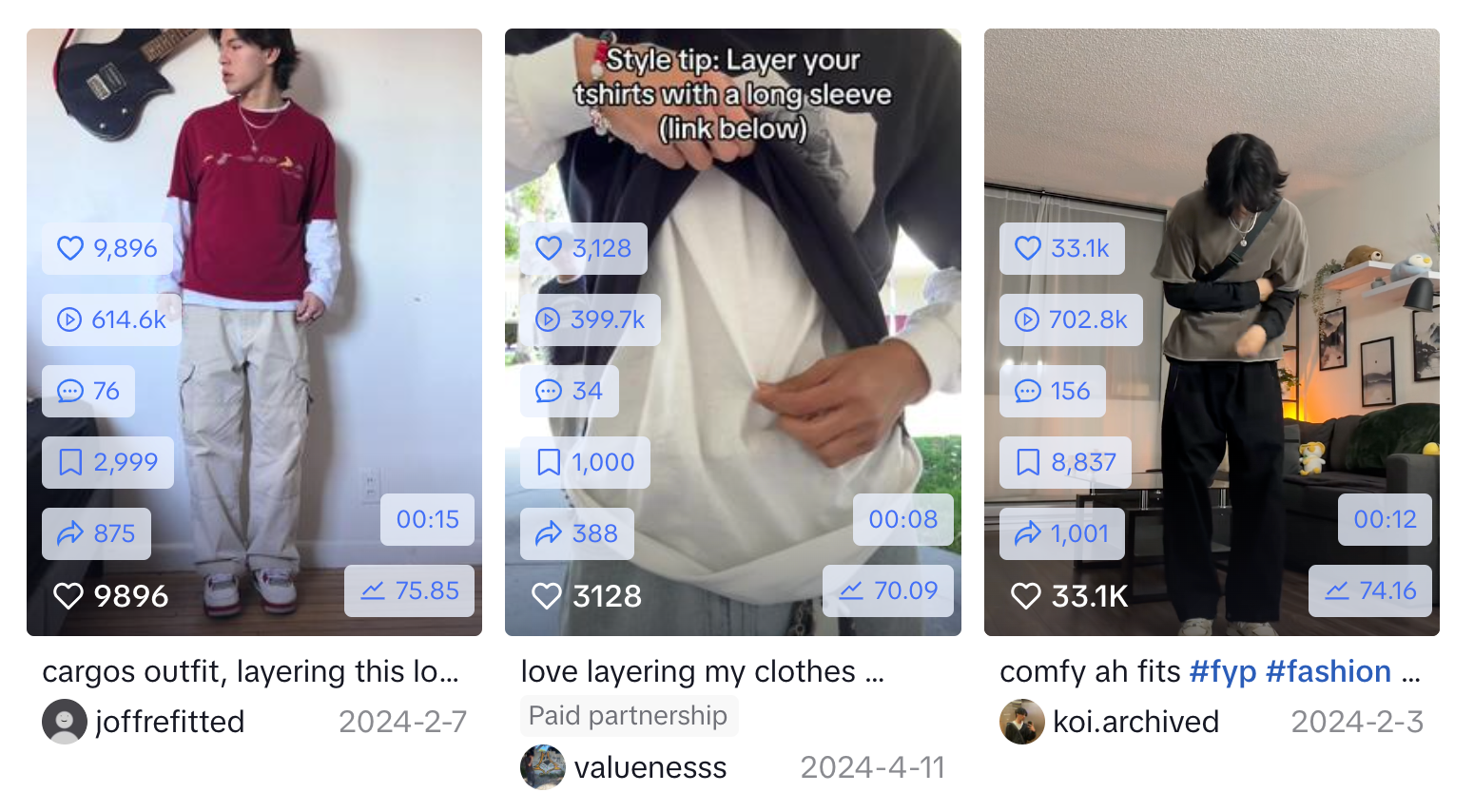 t shirt over long sleeve layering as a defining 2025 fashion movement