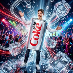 diet coke costume