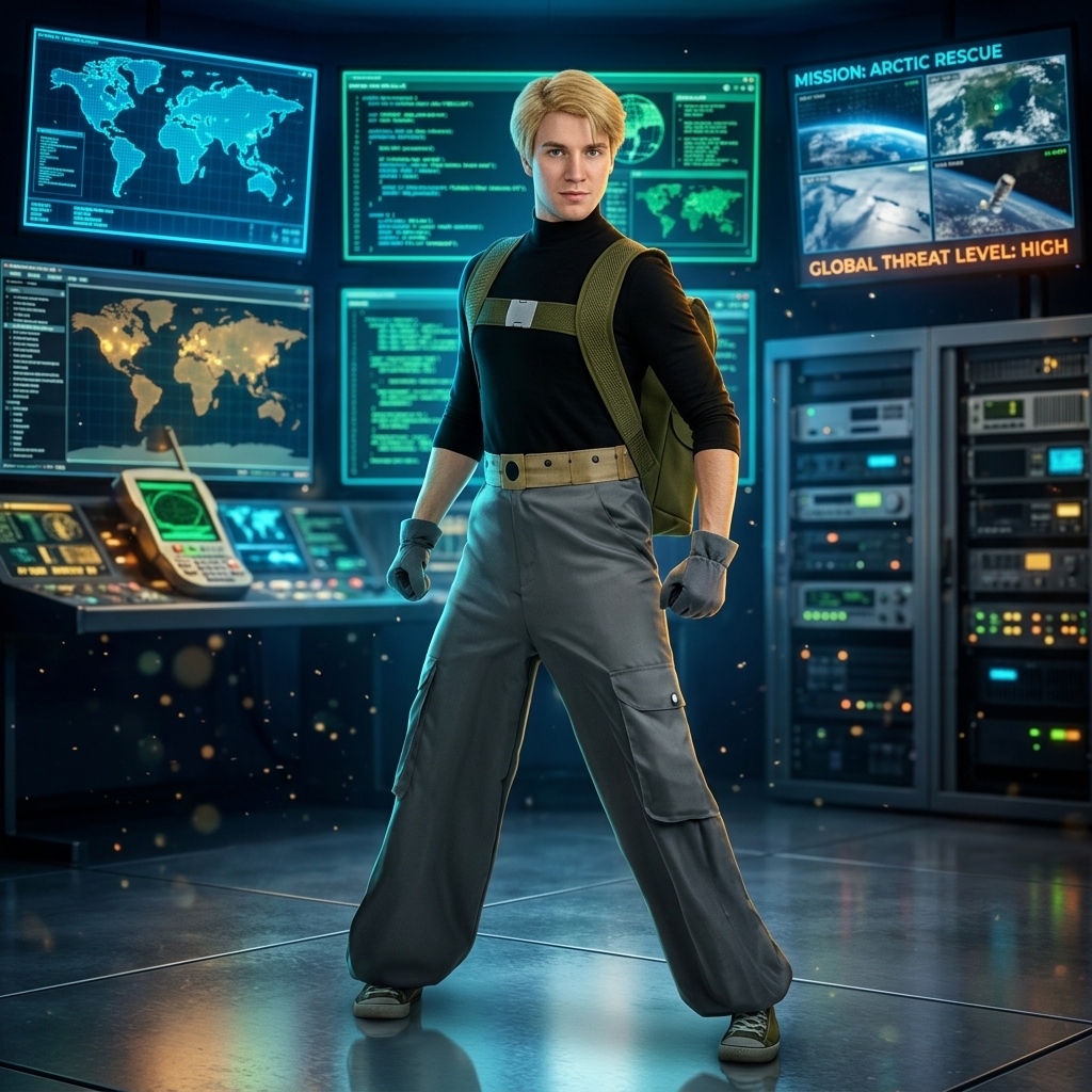 Complete Ron Stoppable Costume | Kim Possible Cosplay Outfit ron stoppable costume