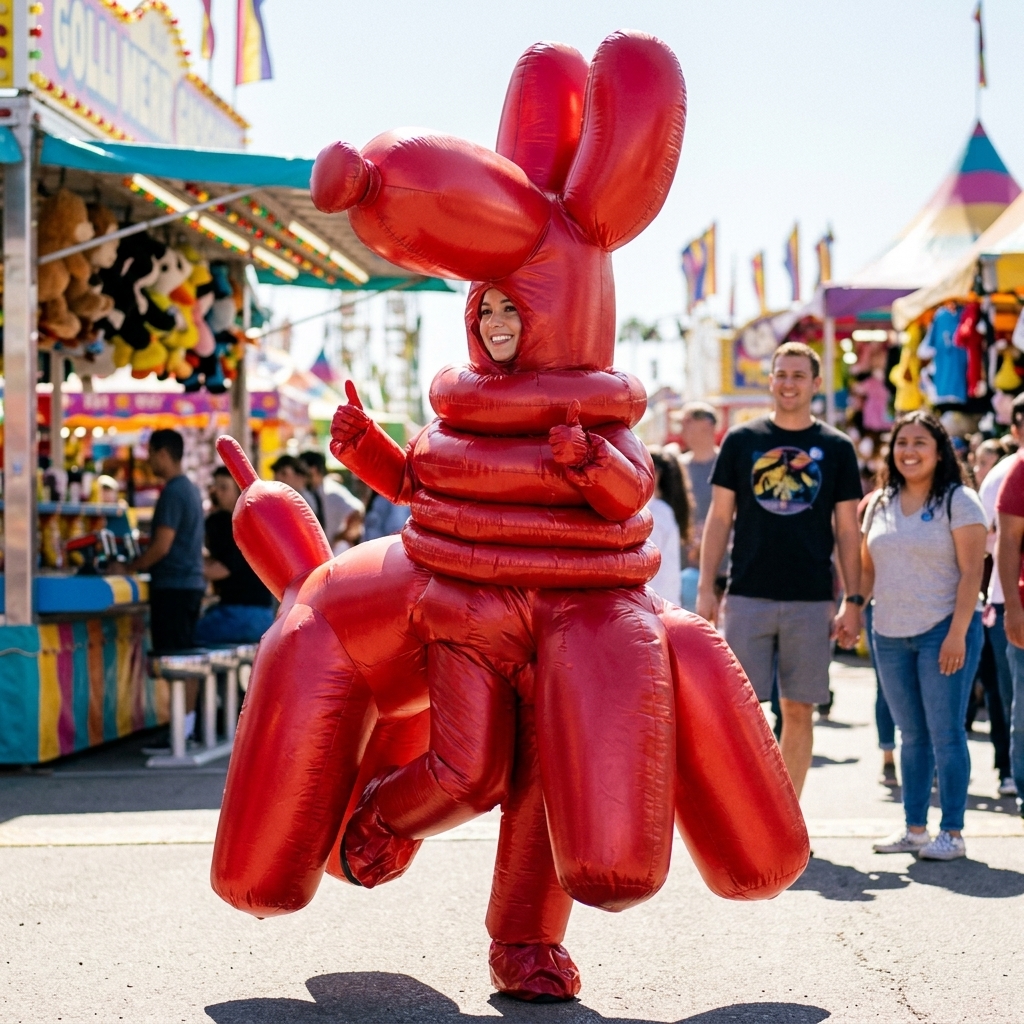Giant Funny Inflatable Balloon Dog Costume for Adults balloon dog costume