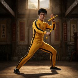 bruce lee costume